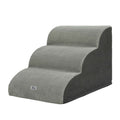 Pet Foam Ramp Steps – 3 Tier Portable Stairs for Bed, Sofa & Car (Indoor)