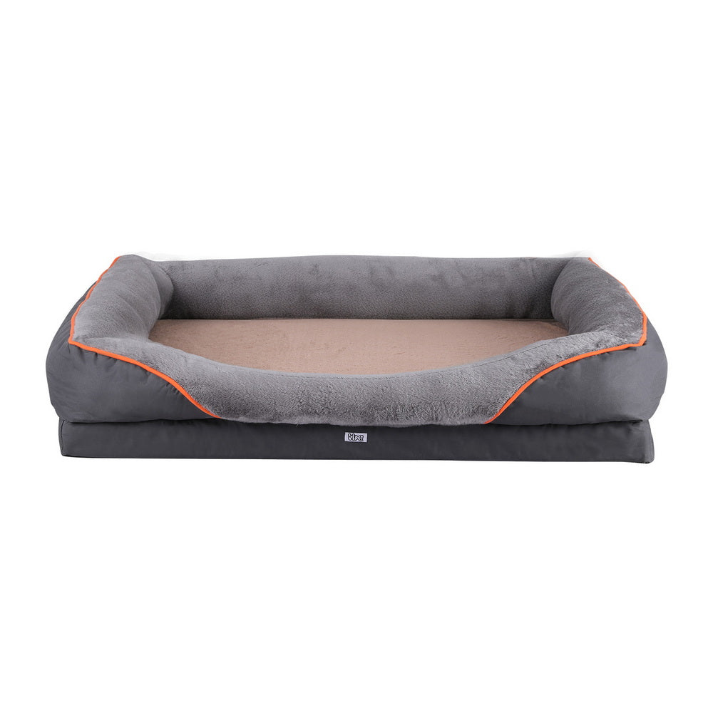 Orthopedic Pet Bed – Washable Plush Fleece Sofa Cushion Mat for Dogs & Cats