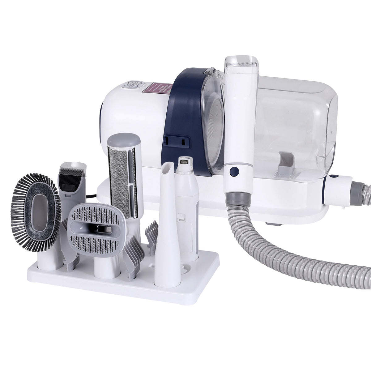 Pet Grooming Vacuum Kit – Dog & Cat Hair Dryer, Clipper & Brush Set