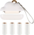 Mini Lint Roller – Travel Size Pet Hair Remover, 150 Sheets, White