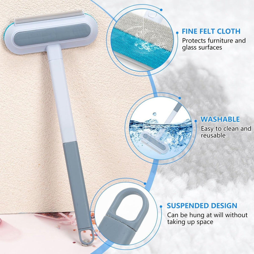 Pet Hair Removal Gloves – Silent Deshedding Brush Gloves, Set of 4