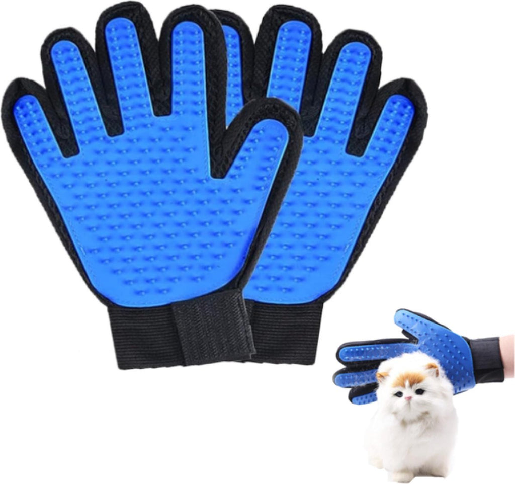 Pet Grooming Glove for Dogs & Cats – 2-in-1 Brush & Massage Glove