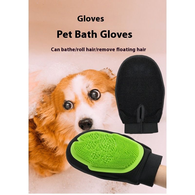 Dog Grooming Glove – Hair Remover & Massage Glove, 2 Pack