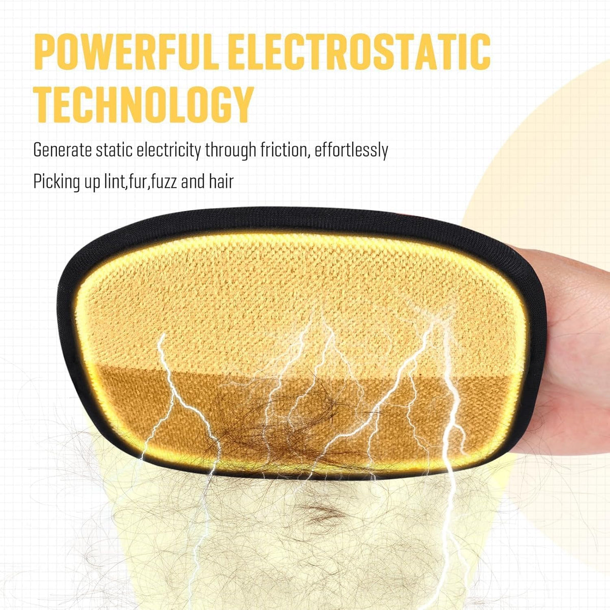 Double-Sided Pet Grooming Gloves – Electrostatic Hair Removal (2pcs)