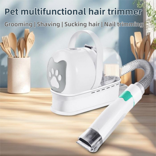 7-in-1 Pet Grooming Vacuum Kit – Low Noise, Home Groomer for Dogs & Cats
