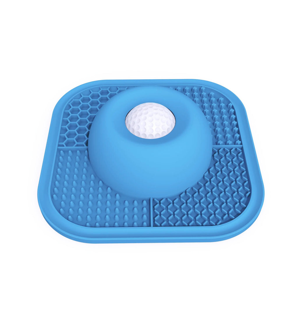 Slow Feeder Dog Bowl & Lick Mat Set – Silicone Non-Slip with Interactive Ball Toy
